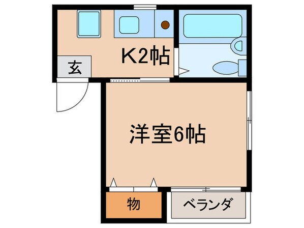 シャンティ塚口の物件間取画像